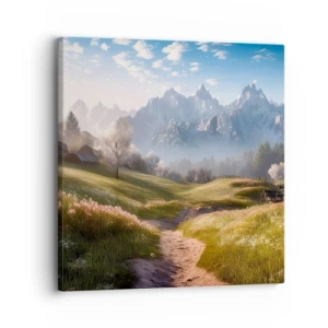Canvas picture - Quiet Valley - 30x30 cm
