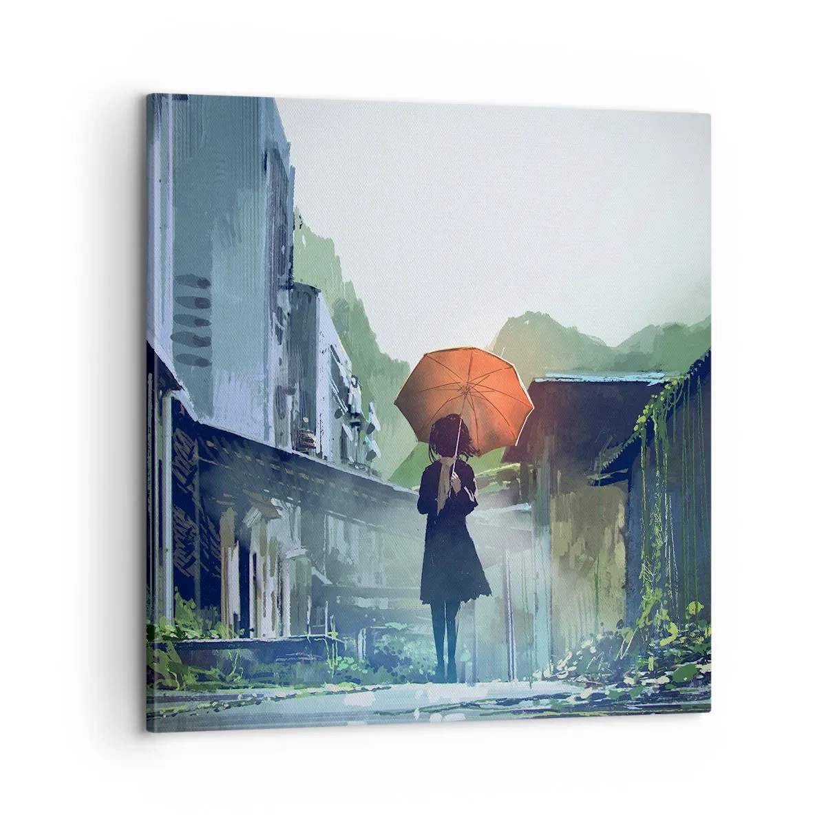 Canvas picture - Refreshing Rain - 60x60 cm