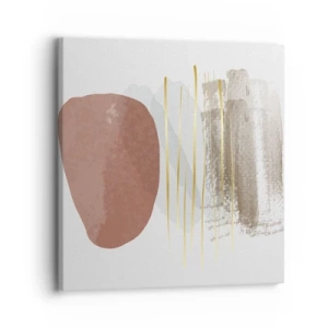 Canvas picture - Abstract Colonnade - 30x30 cm