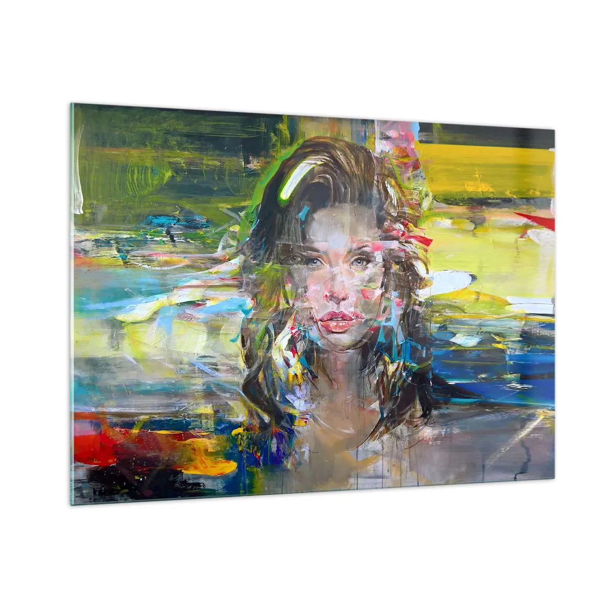 Glass picture - Behind a Curtain of Air - 100x70 cm