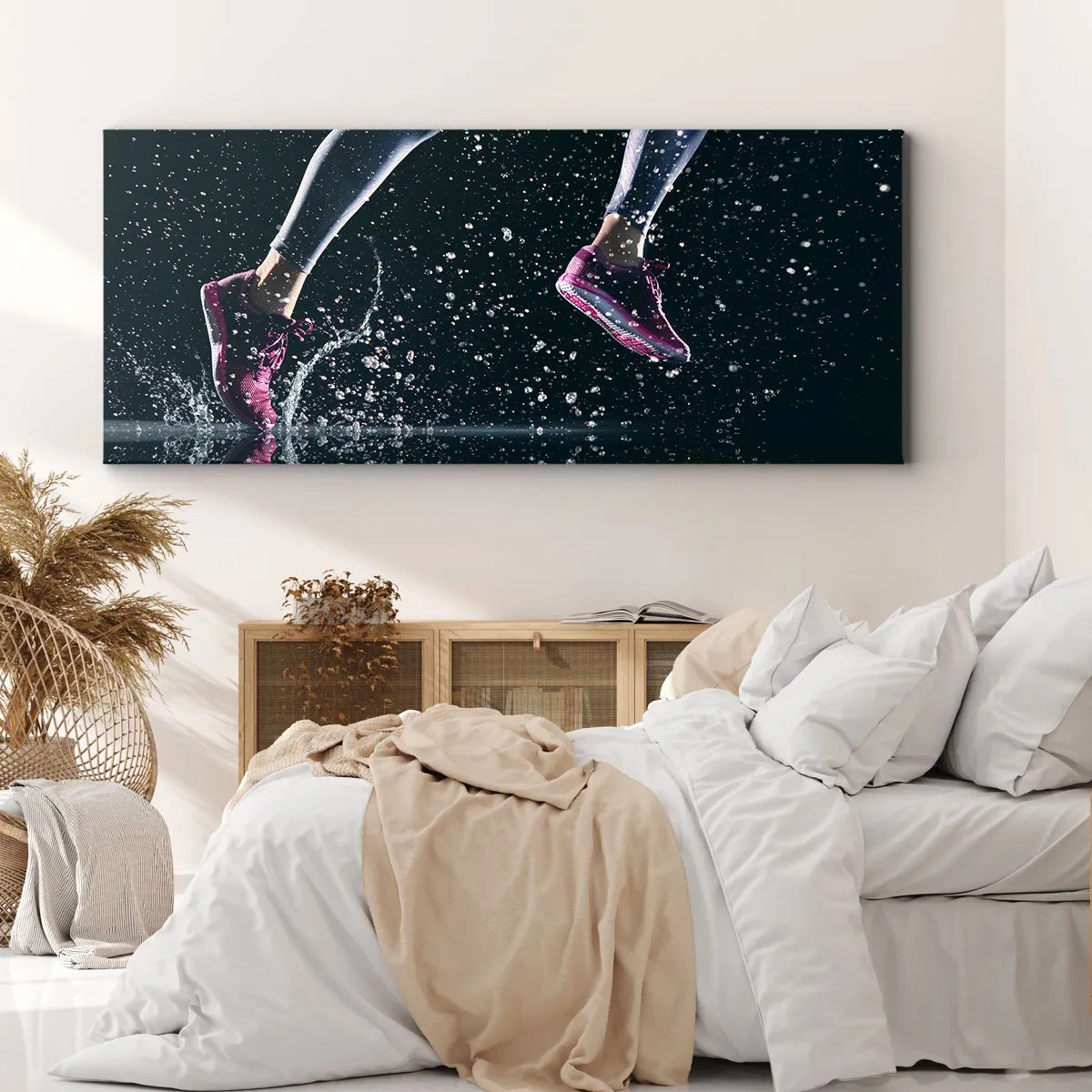 Canvas picture - Step on It - 160x50 cm