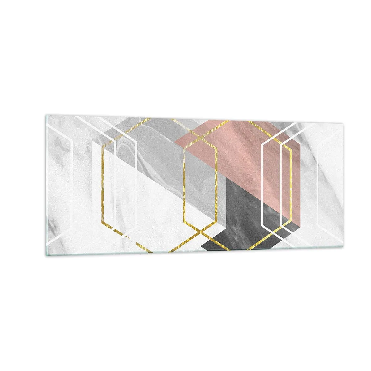 Glass picture - Chain Composition - 100x40 cm