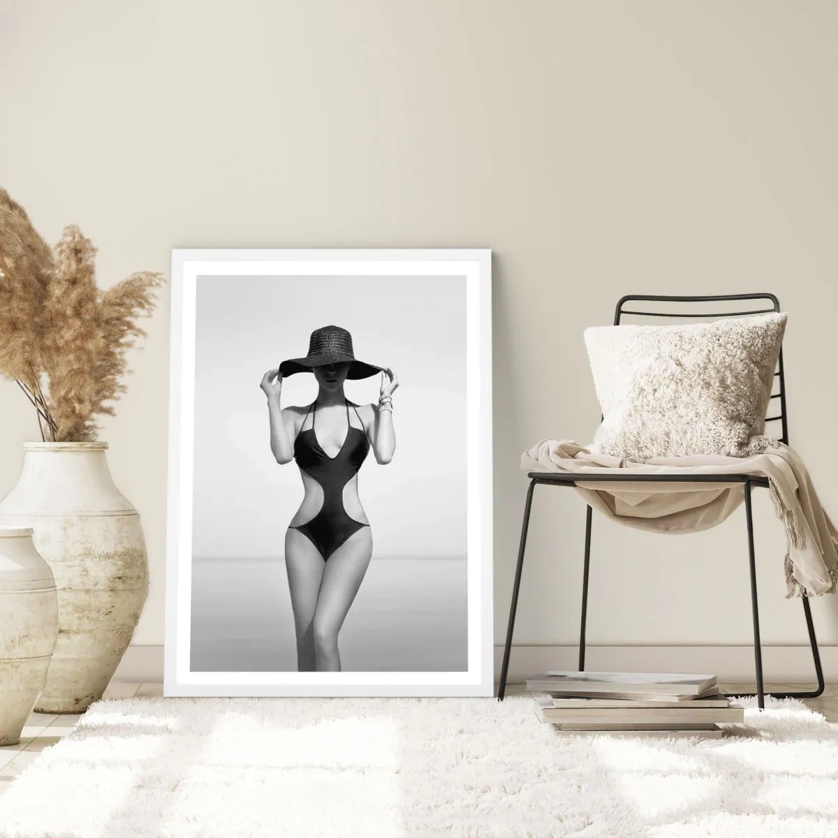 Poster in white frmae - My Name Is: Elegance - 40x50 cm