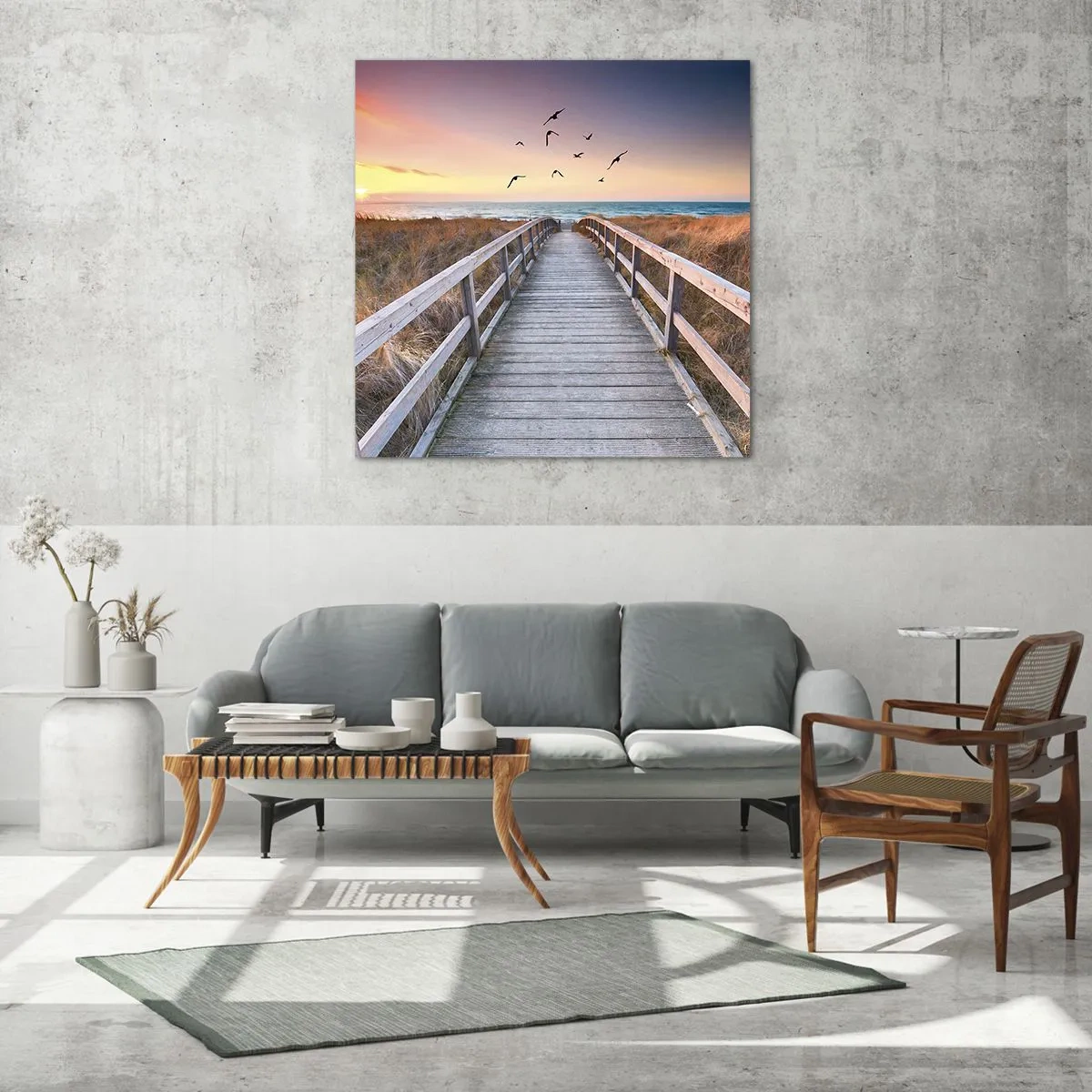 Glass picture - Space of Highs - 30x30 cm