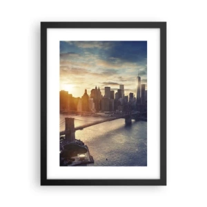 Poster in black frame - Monument to the Culture of the West - 30x40 cm