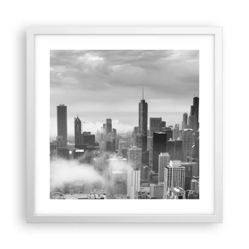 Poster in white frmae - American Landscape - 40x40 cm
