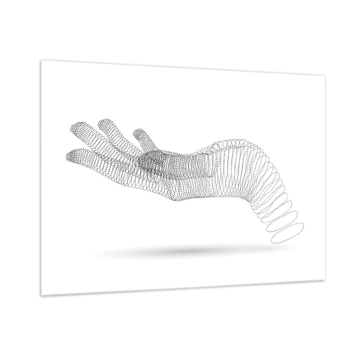 Glass picture - Springy Palm - 100x70 cm