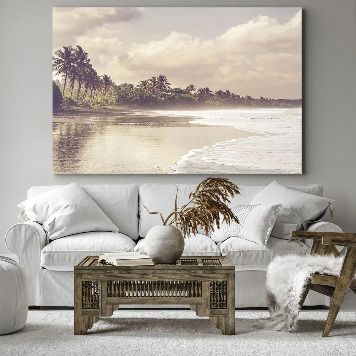 Canvas picture - Caress of the Waves - 100x70 cm