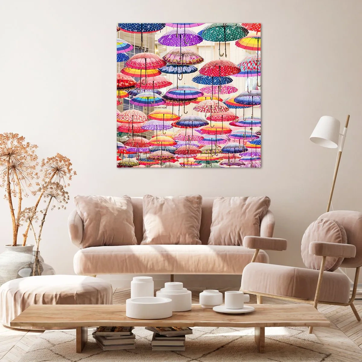 Canvas picture - City Meadow - 60x60 cm