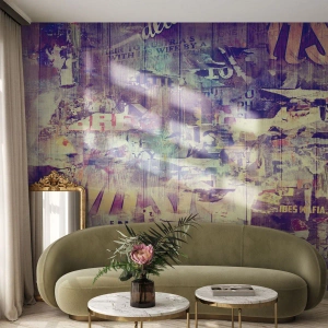 Self-Adhesive Photo Wallpaper Deluxe Sticker - That's All That Is Left - Graffiti, Mural, Graphics - 300x210 cm