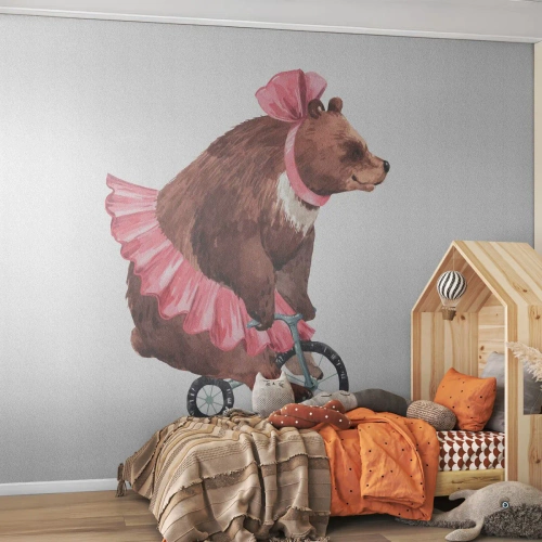 Photo Wallpaper Standard Eco - What a Circus! - Bear, Circus, Girlish - 350x256 cm