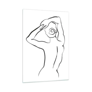 Glass picture - Nude in the Morning - 50x70 cm