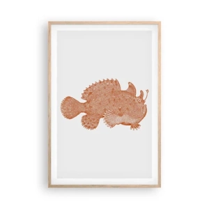 Poster in light oak frame - Fish after All - 61x91 cm