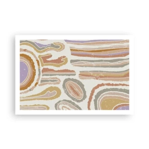 Poster - Colourful Cross-Sections - 91x61 cm