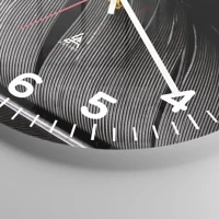Clock face with numbers