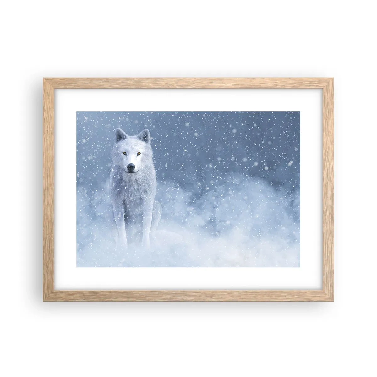 Poster in light oak frame - In Winter Spirit - 40x30 cm