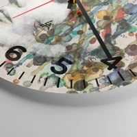 Clock face with numbers