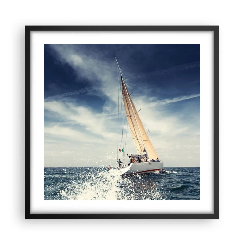 Poster in black frame - They Won't Catch Us - 50x50 cm