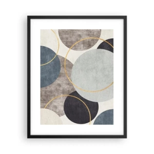 Poster in black frame - Wheel after Wheel - 40x50 cm