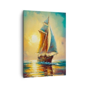 Canvas picture - Under Full Sails - 50x70 cm