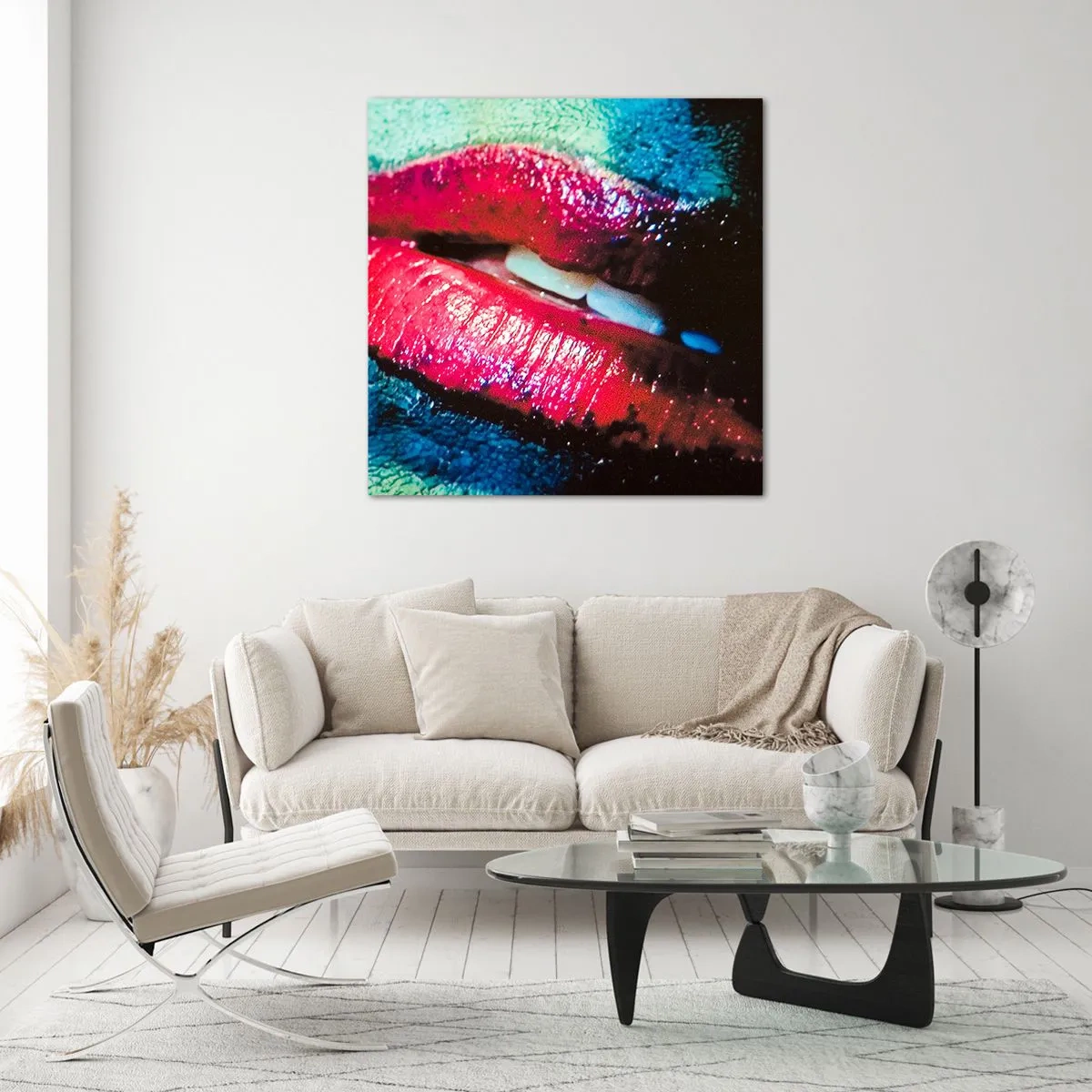 Glass picture - Sensual and Unquiet - 30x30 cm