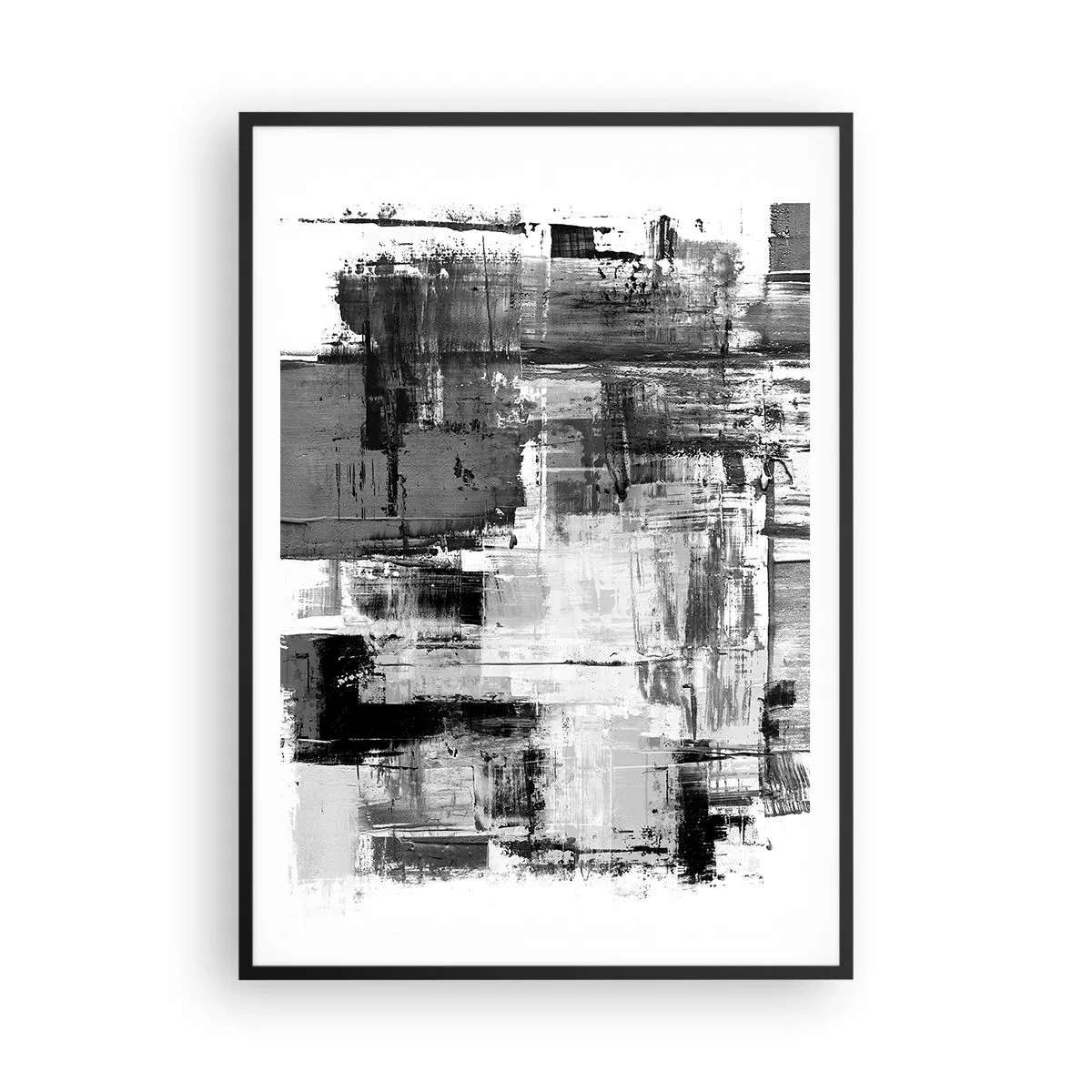 Poster in black frame - Grey is Beautiful - 70x100 cm