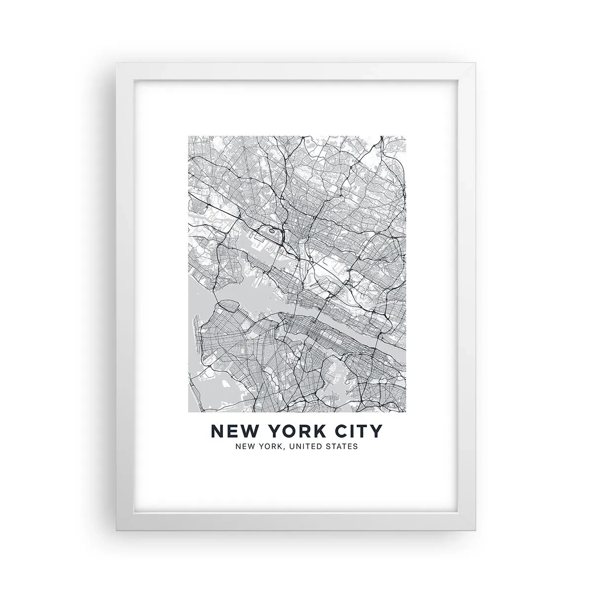 Poster in white frmae - Anatomy of Metropolis - 30x40 cm