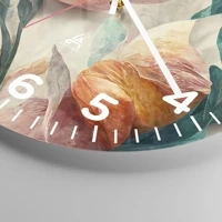 Clock face with numbers