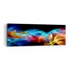 Canvas picture - Rainbow Dance of Fogs - 90x30 cm