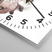 Clock face with numbers