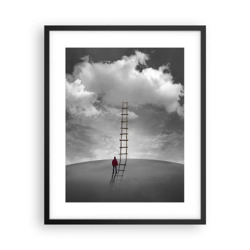 Poster in black frame - Everything Is Poissible - 40x50 cm