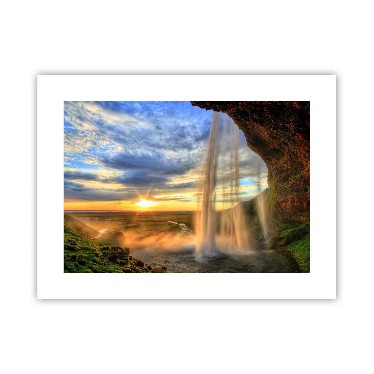 Poster - World behind Raindrops - 40x30 cm