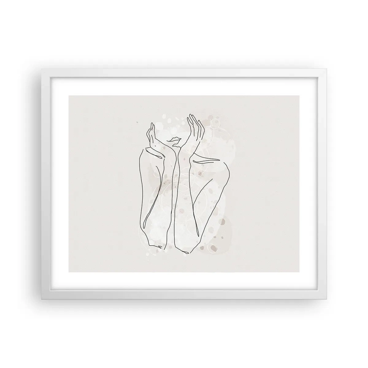 Poster in white frmae - Dreamful Moment - 50x40 cm