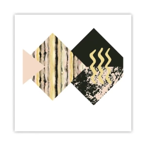 Poster - Not So Straightforward - 50x50 cm