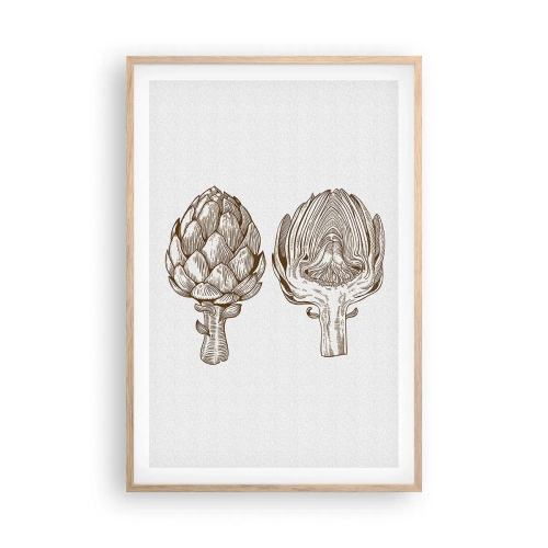 Poster in light oak frame - Anatomy Lesson - 61x91 cm