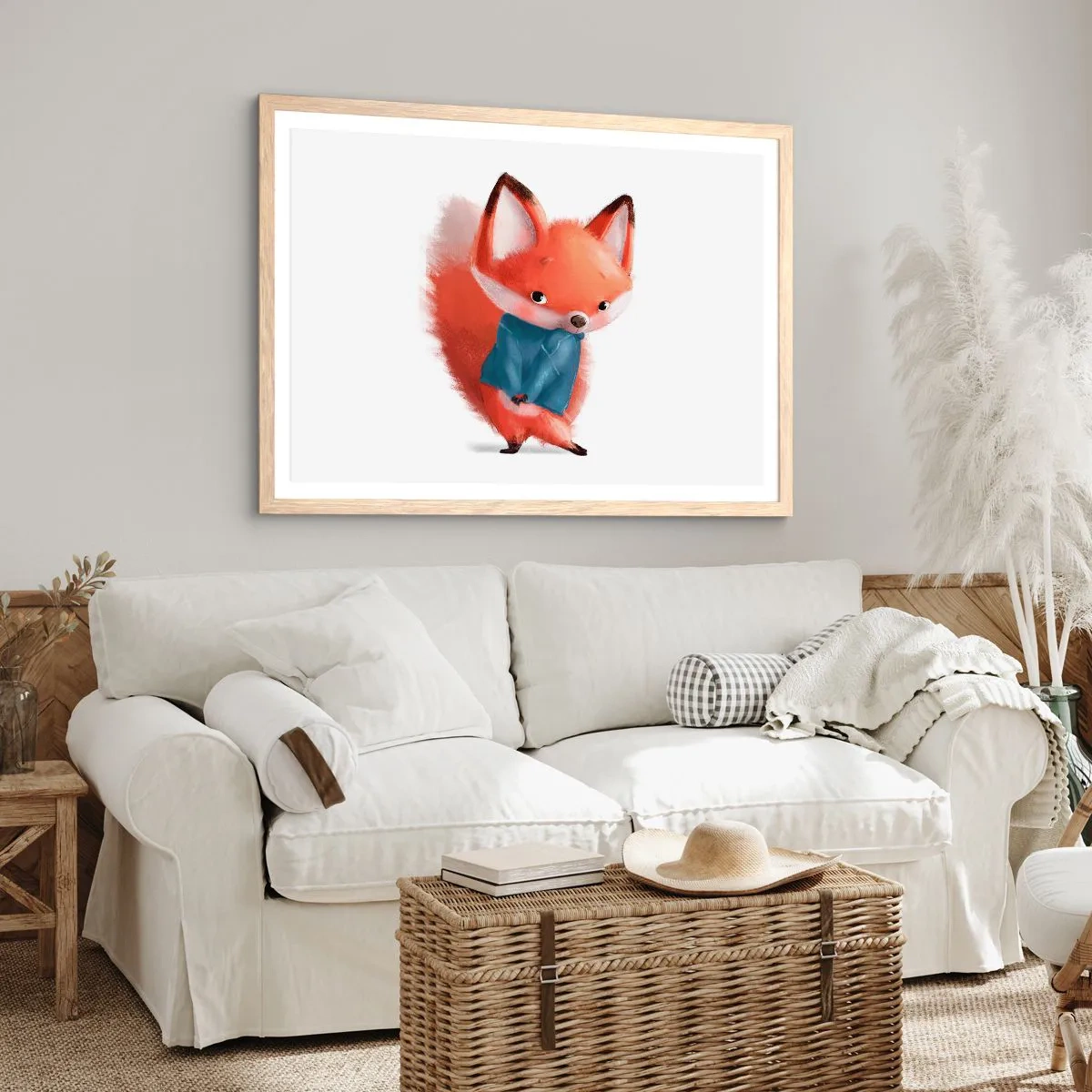 Poster in light oak frame - Do I Look Good in It? - 100x70 cm