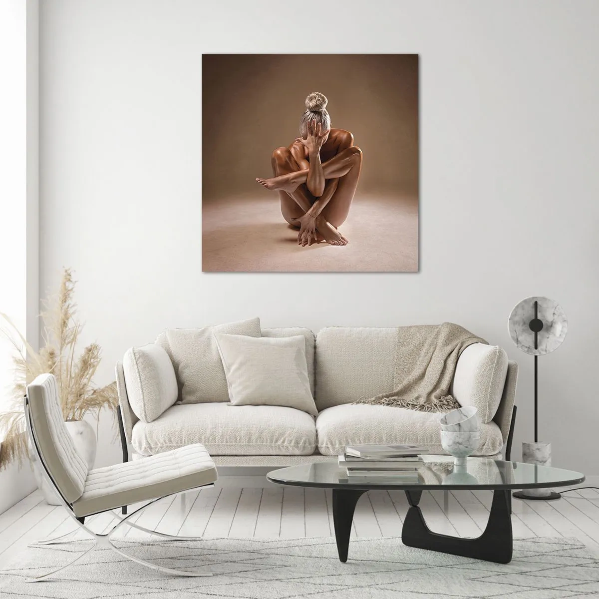Glass picture - Unity of Body and Spirit - 30x30 cm