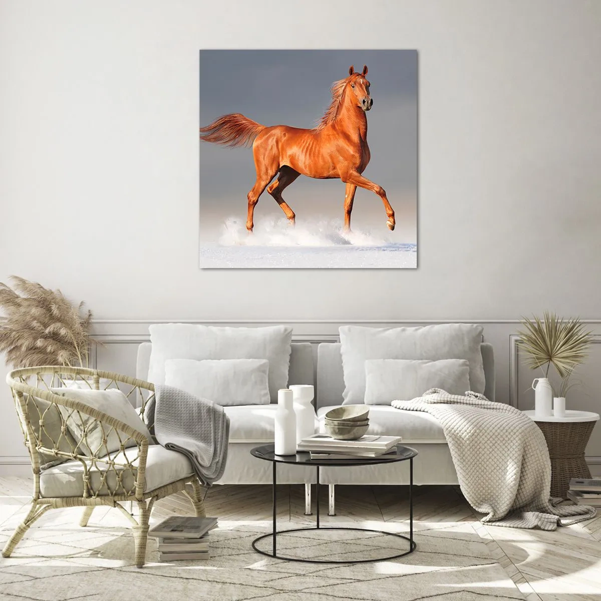 Glass picture - Dancing Grace - 40x40 cm