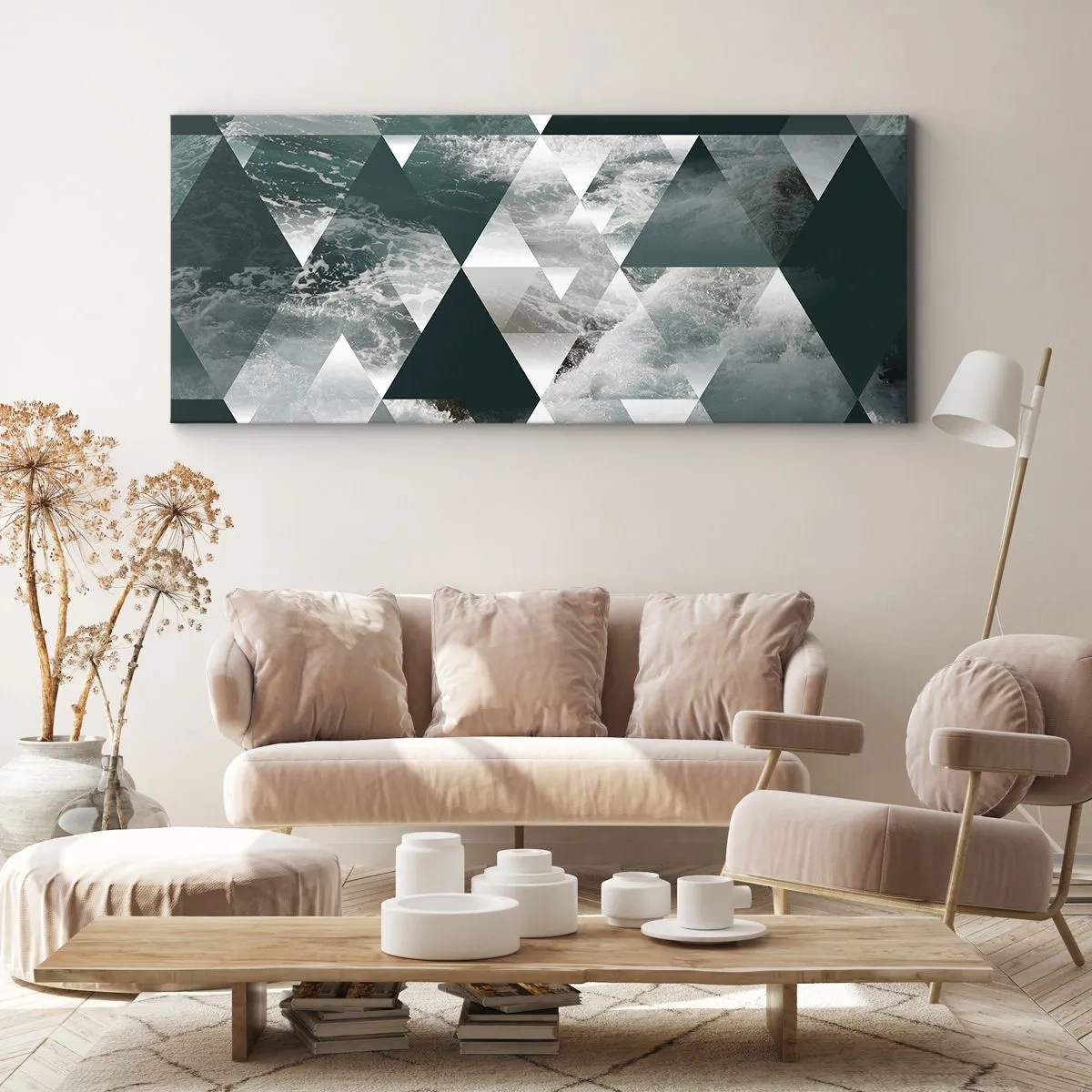 Canvas picture - Crystal Perspective - 120x50 cm