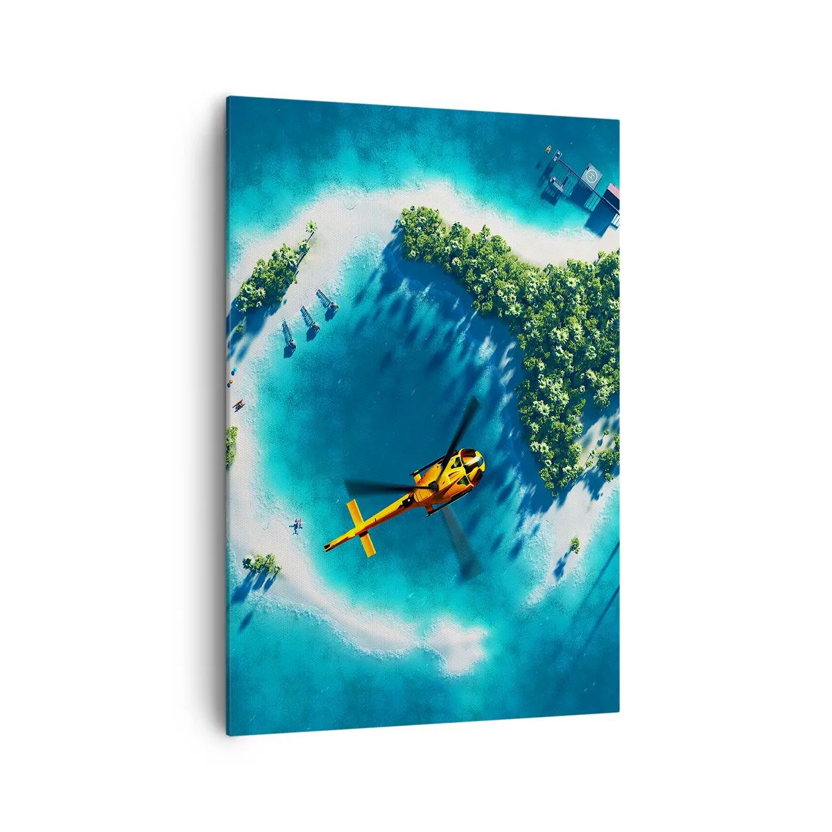 Canvas picture - Get Yourself an Island - 70x100 cm