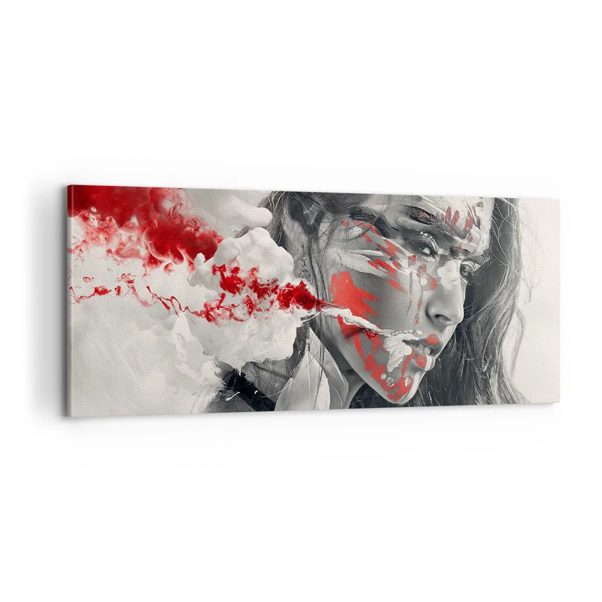 Canvas picture - Smoke of Absurdity - 100x40 cm