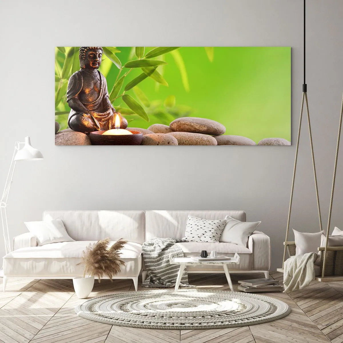 Glass picture - Life Is Beautiful - 100x40 cm