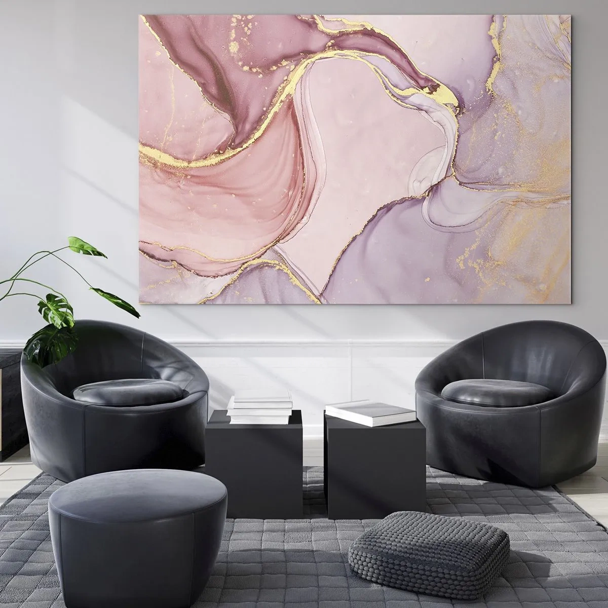 Glass picture - Caress of Colours - 100x70 cm