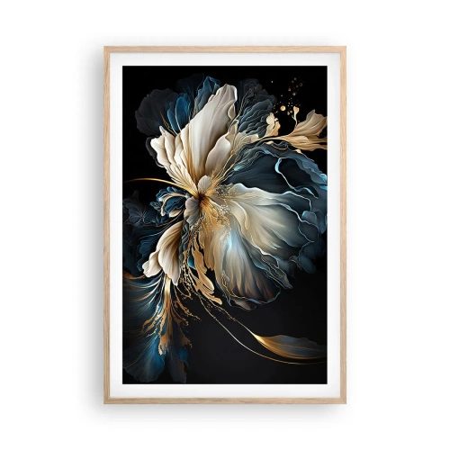 Poster in light oak frame - Fairy Tale World of Ferns - 61x91 cm