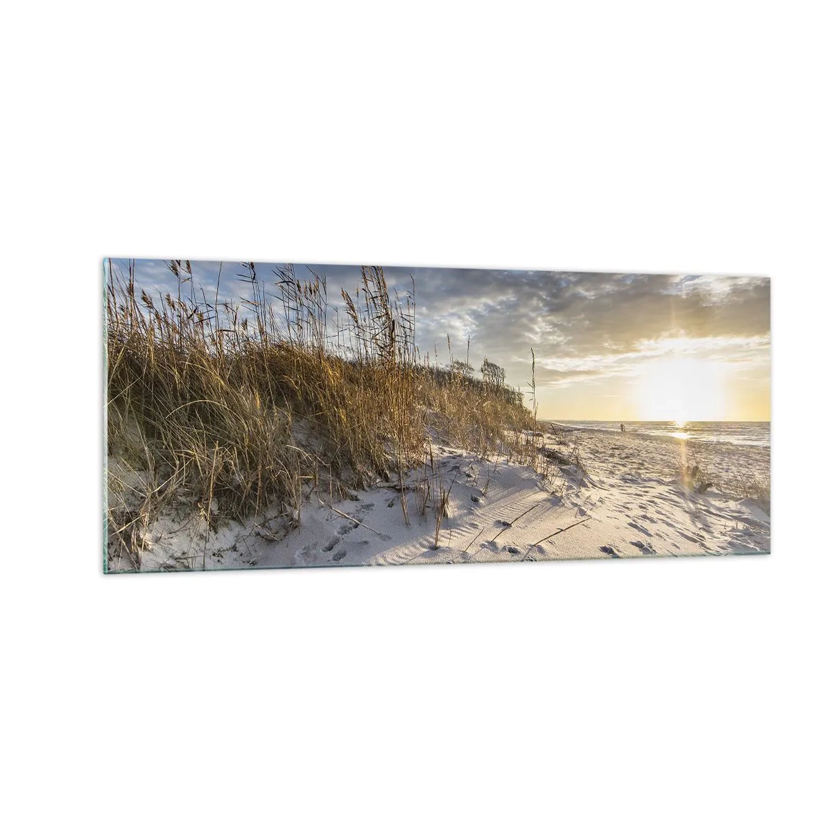 Glass picture - Invitation to a Walk - 100x40 cm