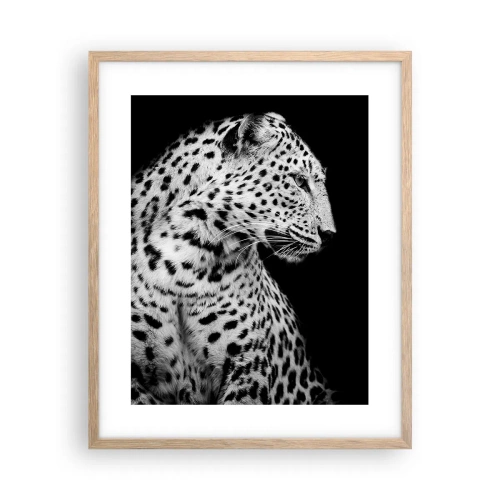 Poster in light oak frame - A Perfect Right Profile - 40x50 cm