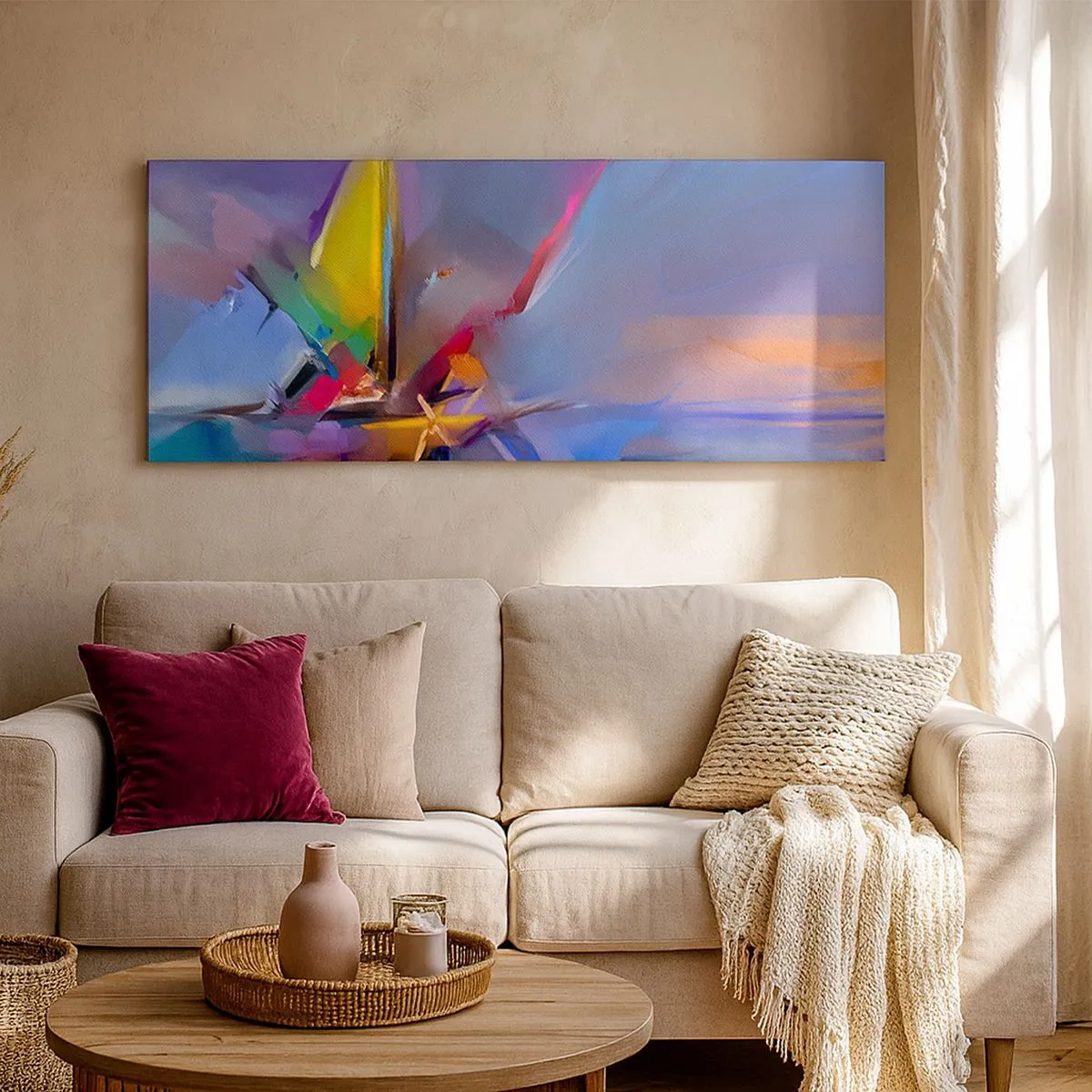 Canvas picture - Flew like s Bird - 100x40 cm