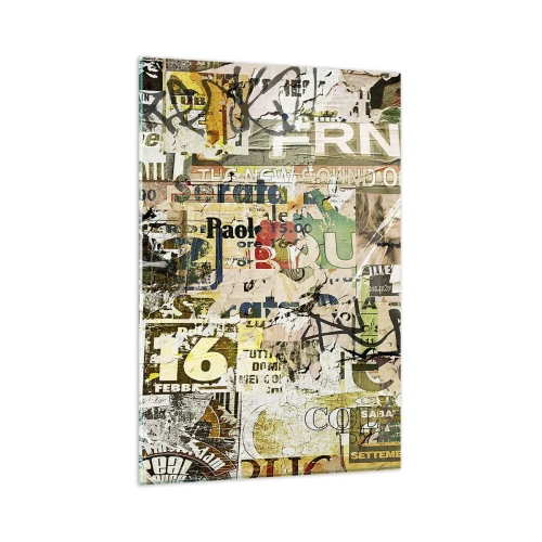 Glass picture - So Much Is Going on - 80x120 cm