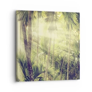 Canvas picture - In Green Heat - 30x30 cm