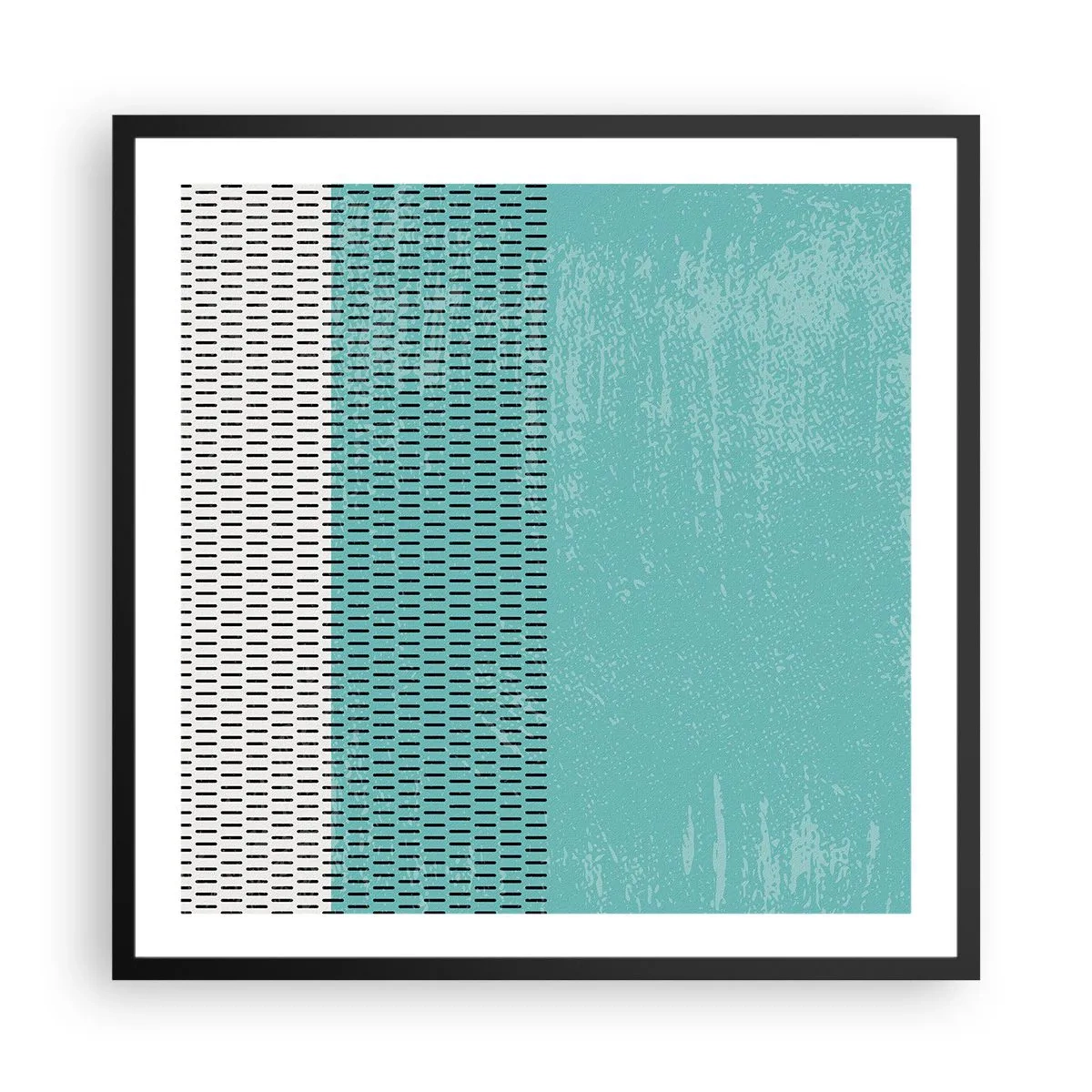 Poster in black frame - Balanced Composition - 60x60 cm